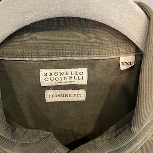 Brunello Cucinelli Corduroy Button Down